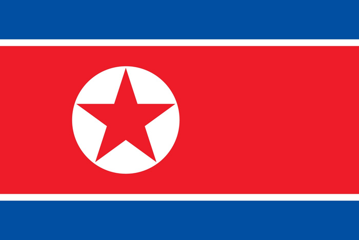 朝鲜国旗图片